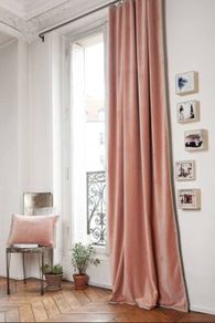 Velvet curtains