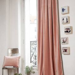 Velvet curtains