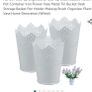 3x Skurar Plantpot/Dried Flowers/Make-up brushes/Pens Image 4