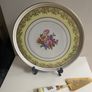 French vintage very large 33cm special  porcelain cake plate Image 6