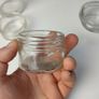 214 - Set of 5 Vintage Clear Glass Decorative Collectible Jars Ramekins Image 6