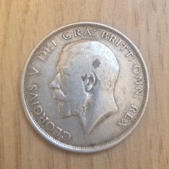 1913 George V Half Crown silver