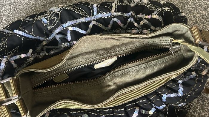 diesel large sequin bag