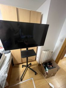 TV with a pedestal stand