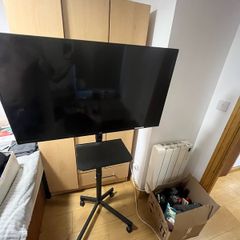 TV with a pedestal stand