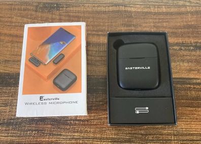 Easterville Wireless Microphone With Box & Power Cable