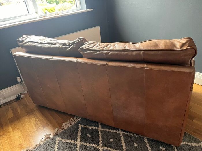 Laura Ashley Leather Sofa Bed