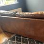 Laura Ashley Leather Sofa Bed Image 2
