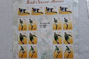 Stamps,Irish soccer Heroes.