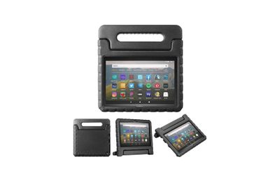 For Amazon Fire HD 8 Plus 2020 Case Kids Shockproof Tablet Smart Cover EVA New Black