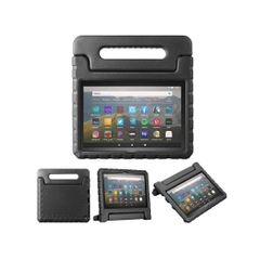 For Amazon Fire HD 8 2020 Case Kids Shockproof Tablet Smart Cover Handle EVA New Black
