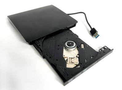 External CD/DVD USB 3.0 Drive Slim Portable Reader Writer Burner Player For Laptop PC Notebook
