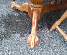 Pine Table with 7 Chairs