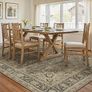Vintage Rugs Living Room Brown Large Area Rug 200x300cm Non Slip Washable Hall Lounge Bedroom Kitchen Office Dining Room Indoor Carpet Low Pile Big Carpets Image 5
