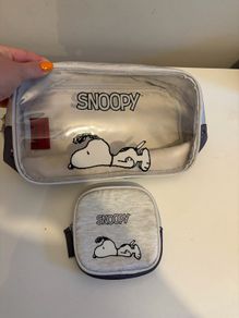Snoopy make-up bags