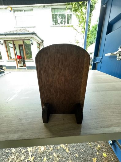 Vintage Solid Oak Desktop Book Trough/Tabletop Bookcase (88cm)