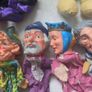 Collection of vintage hand puppets - various characters Image 5