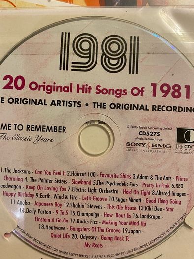 Birthday CD 1981