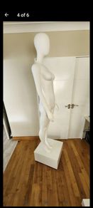 Full Body Display Mannequin Retail Female Universal Display White