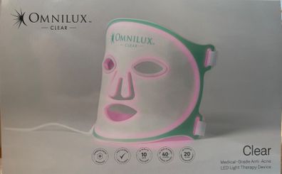 Brand New Omnilux Clear LED Acne Mask. Fully completed; Untouched