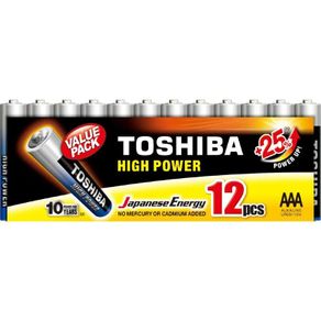 Toshiba Blister Batteries Aaa 12pk