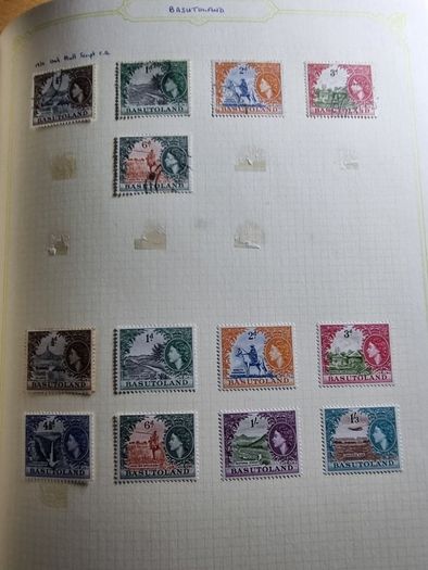 Stamp album 153 Botswana, Lesotho