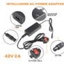 Scooter Charger 42V 2A AC Power Adapter Battery Charger for Electric Self-Balancing Scooter, Two Wheel Smart Drifting Board, Electric Scooters, Segway Hoverboard UK Universal Charger 3 pin Image 3