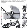 Pram 3 in 1 High quality. Perfect condition Image 7