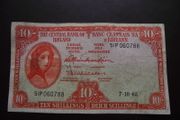 The Central Bank of Ireland. Lady Lavery 10 shillings (1965)