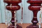 Antique Victorian Lustre Glass