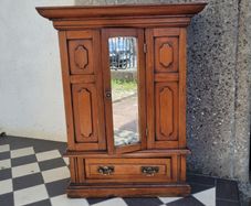 Antique apprentice piece/miniature wardrobe