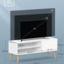 New Scandinavian Style TV Cabinet Display - FREE P&P Image 5