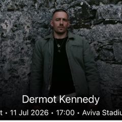 Dermot Kennedy - 2 Seated Tickets