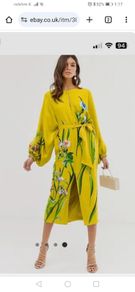 Asos stunning embroidered Occasion dress Postage included