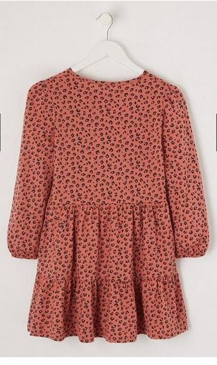 Girls Animal Print Dress