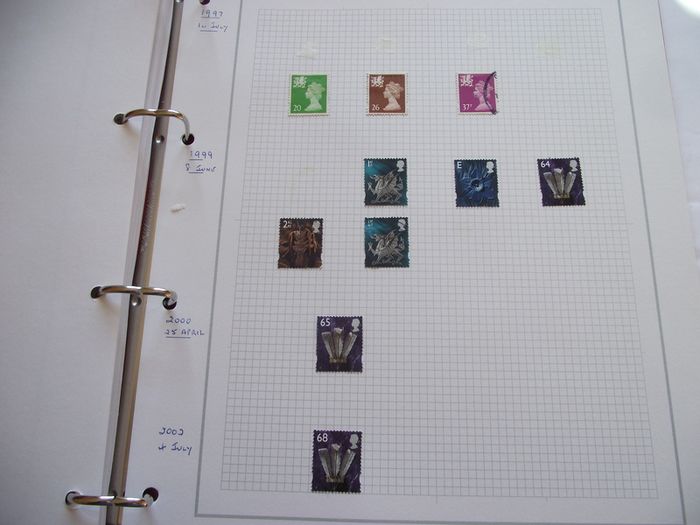 A valuable comprehensive collection of Elizabeth II stamps, hinged in the album (1952-2000)