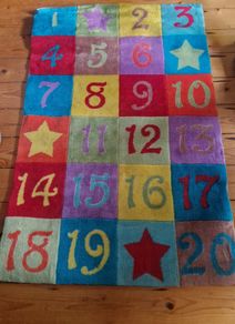 Kids numbers rug