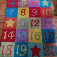 Kids numbers rug