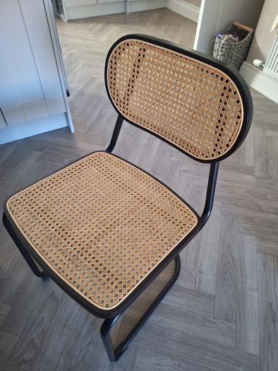 2 x MADE.COM dining chairs in black from NEXT rrp 596 euro