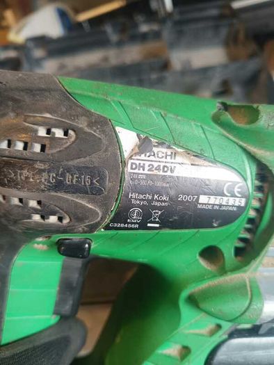 Hitachi DV 24DC SDS drill + battery's/charger