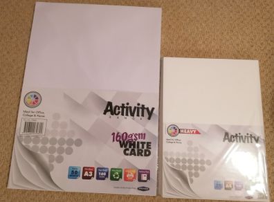 New Sealed Activity Card 50 A4 & 50 A3