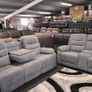 3+2 Grey Fabric Power Recliner Image 3