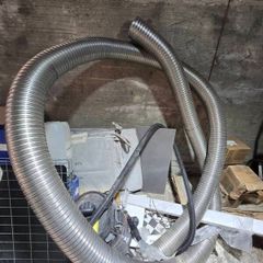 5 - 6 metres of stainless steel flue