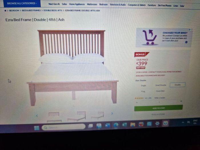 Double Bed with Sliding Trundle