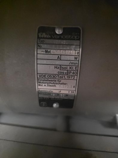 Rimoldi Industrial Sewing Machine 3 Phase Untested