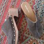 Genuine Suede Clogs Image 2