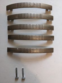5 metal cabinet handles