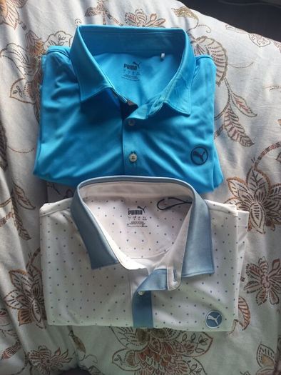 Puma Polos, size XL, New.
