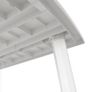 Garden Table White 210x96x72 cm Plastic Image 4
