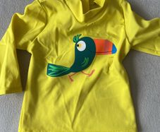 M&S Long sleeve Toucan baby rash vest 3-6 months